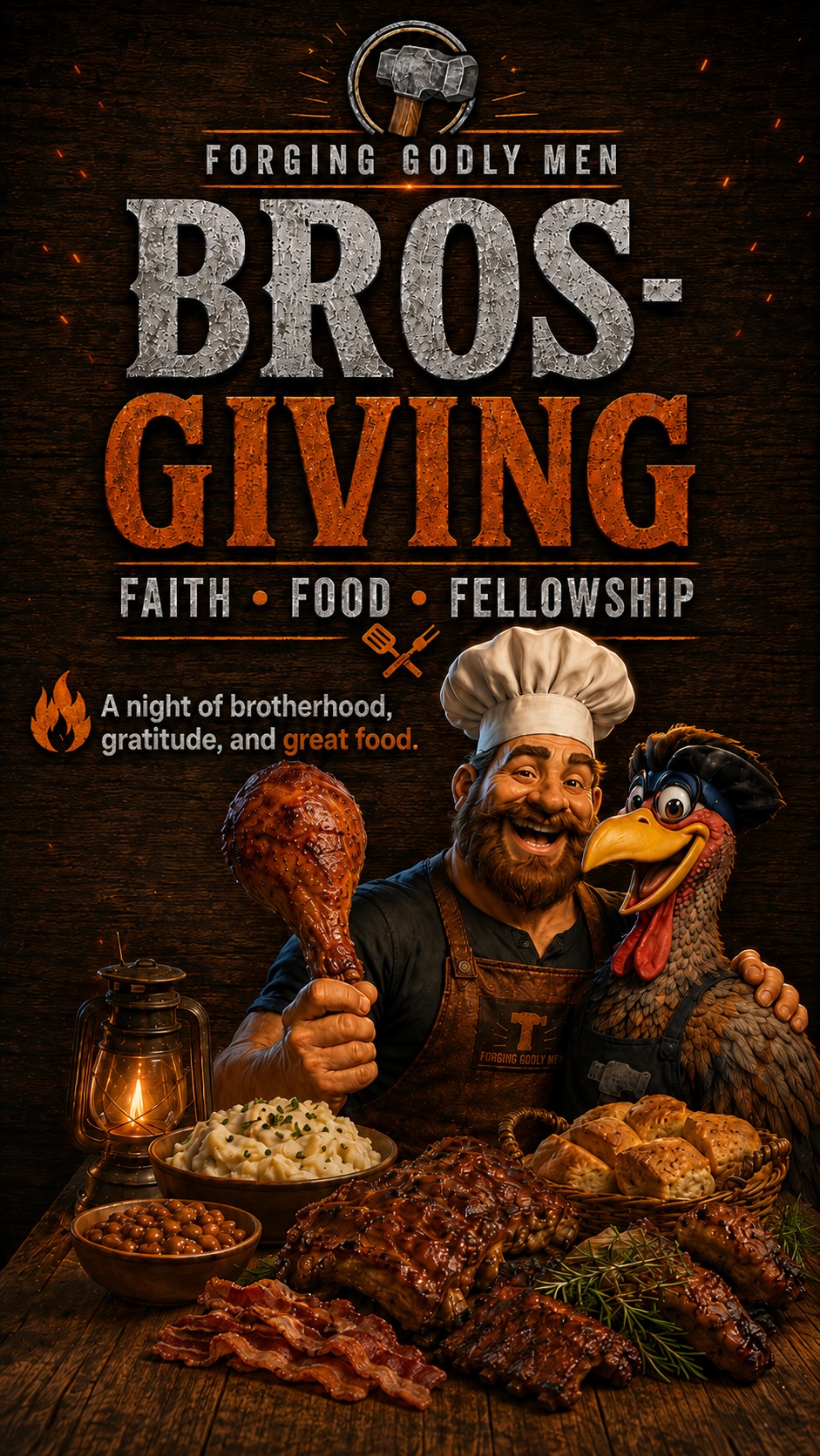 Bros-Giving — Faith, Food, Fellowship